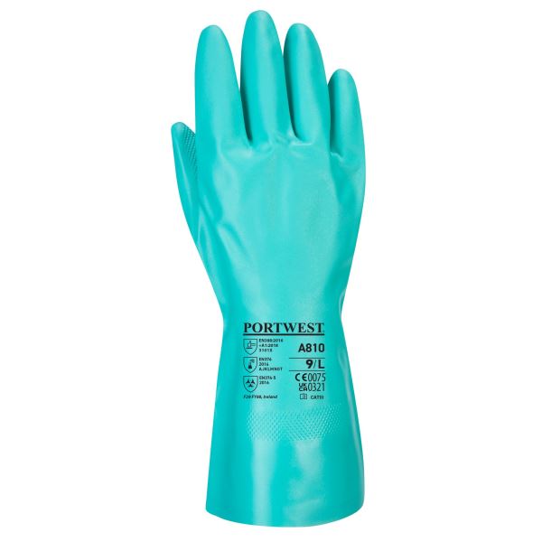 Portwest Green Nitrosafe Chemical Gauntlet 