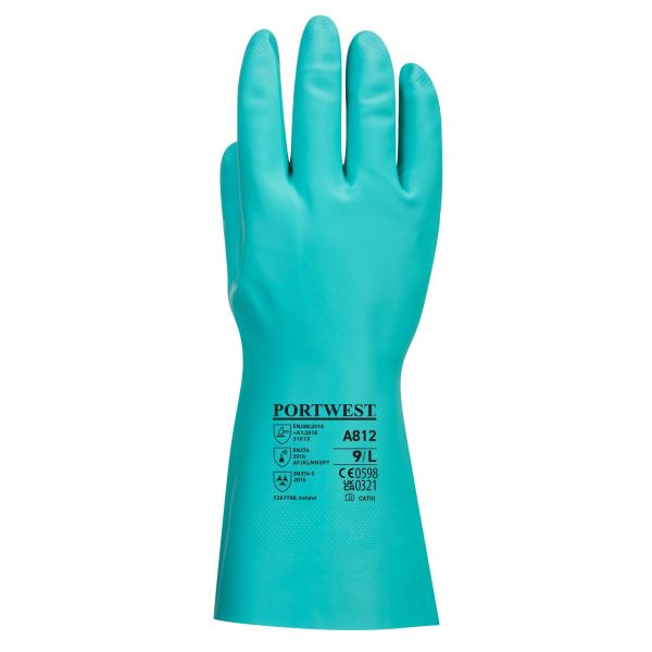 Portwest Green Nitrosafe Plus Chemical Gauntlet 