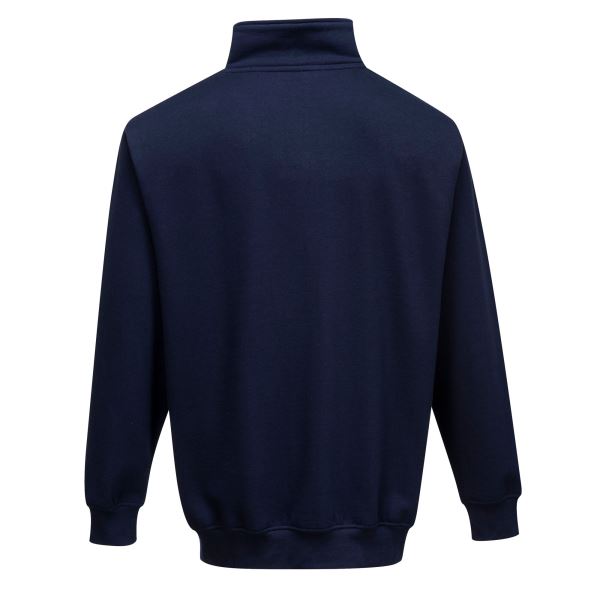 Portwest Navy Sorrento Zip Neck Sweatshirt 