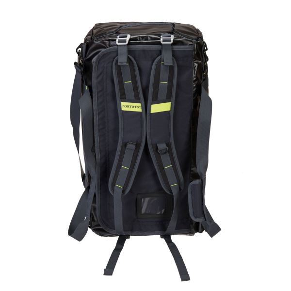 Portwest Black PW3 70L Water-Resistant Duffle Bag 