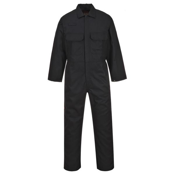 Portwest Black Tall Bizweld FR Coverall 