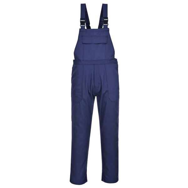Portwest Navy Bizweld Bib and Brace 