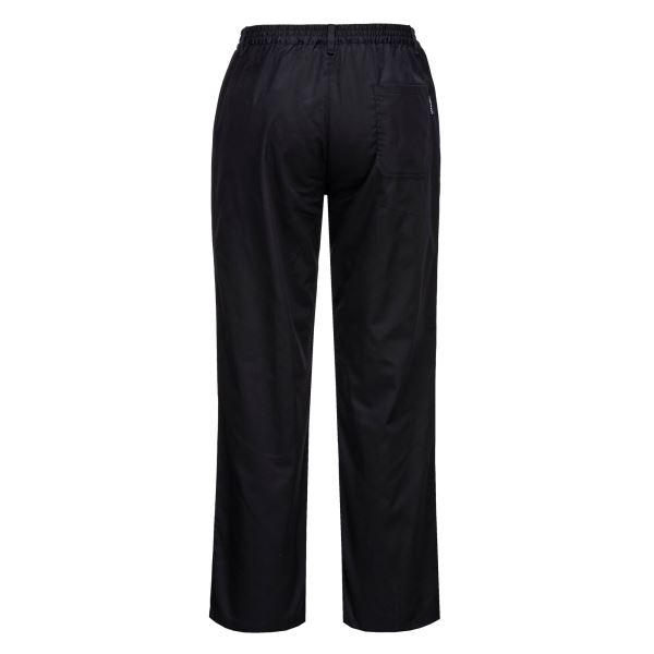Portwest Black Rachel Women's Chefs Trousers 