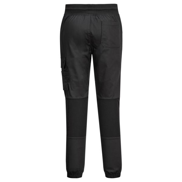 Portwest Black Stretch Chefs Joggers 