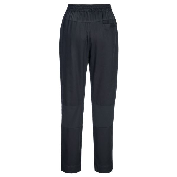 Portwest Black Cotton Mesh Air Chef Trousers 