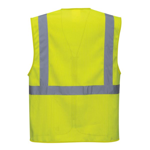 Portwest Yellow Athens Hi-Vis Mesh Executive Vest  