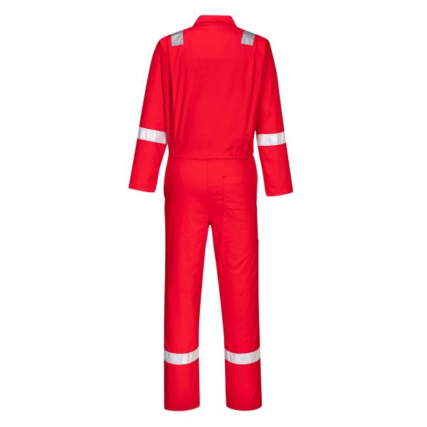 Portwest Red Iona Cotton Coverall 