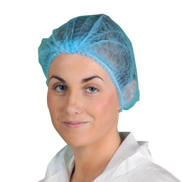 Portwest Blue PP Disposable Mob Cap (PK3000) 