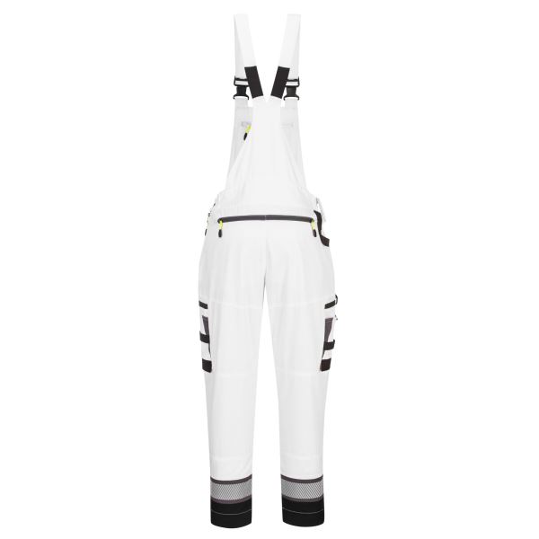 Portwest White Grey DX4 Work Bib and Brace 