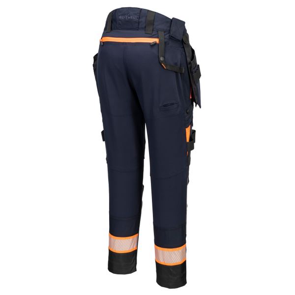 Portwest Dark Navy DX4 Women's Detachable Holster Pocket Trousers 