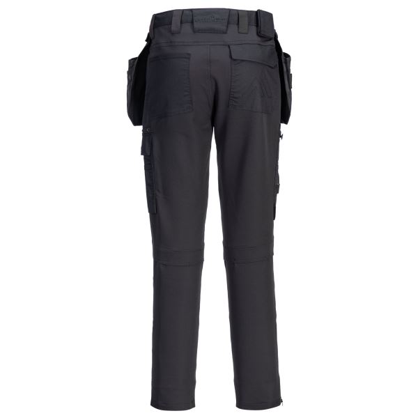 Portwest Black DX4 Craft Detachable Holster Trousers 