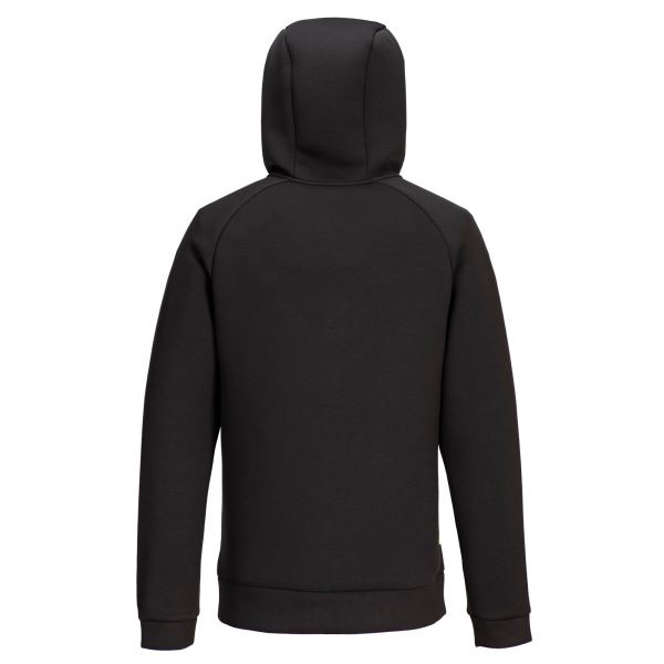 Portwest Black DX4 Quarter Zip Hoodie 