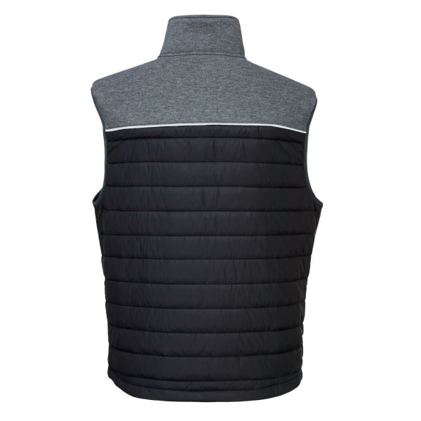 Portwest Metal Grey DX4 Hybrid Baffle Gilet 