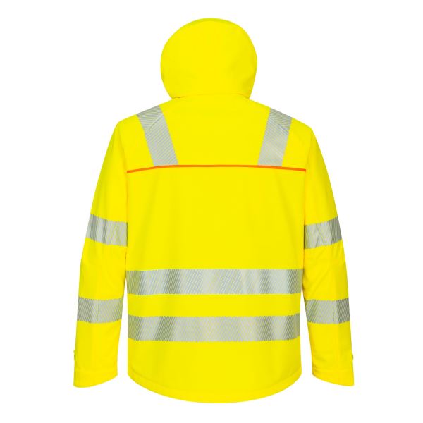 Portwest Yellow Black DX4 Hi-Vis Softshell (3L) 