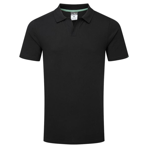 Portwest Black Organic Cotton Recyclable Polo Shirt 