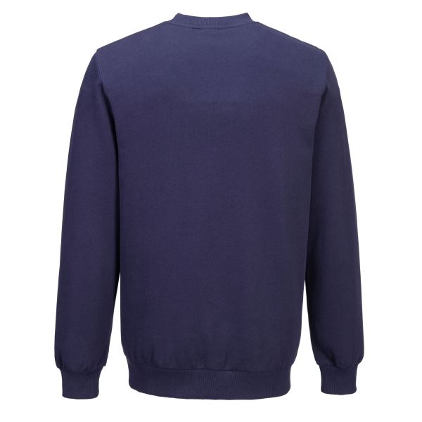 Portwest Navy Organic Cotton Recyclable Sweatshirt 