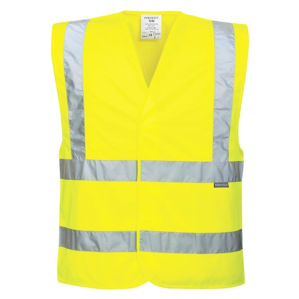 Portwest Yellow Eco Hi-Vis Vest (10 Pack) 