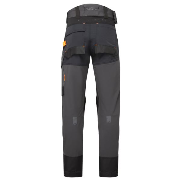 Portwest Metal Grey EV4 Stretch Service Trousers 