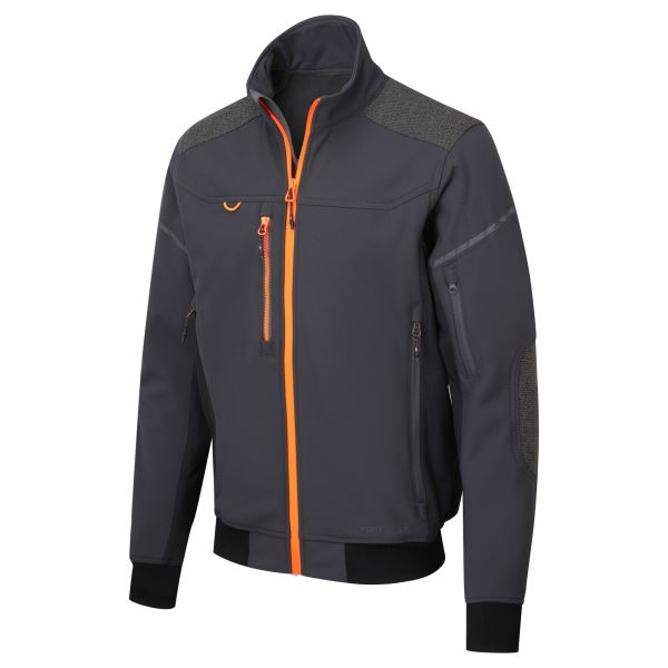 Portwest Metal Grey EV4 Softshell  Bomber Jacket (3L) 