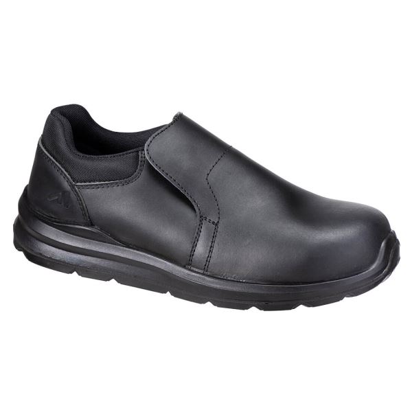 Portwest Black Composite Slip On S3S SR FO 