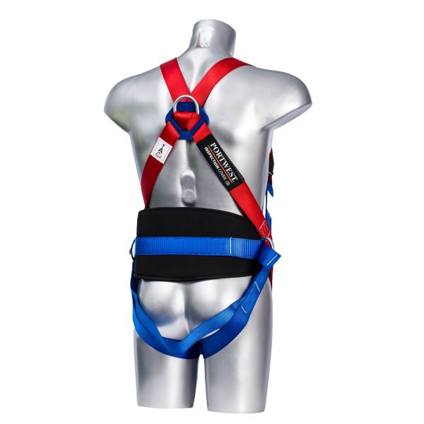Portwest Red Portwest 3 Point Comfort Harness 