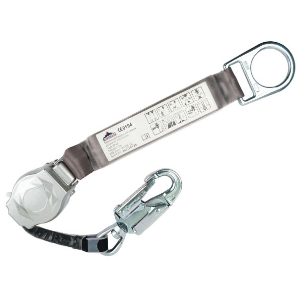 Portwest Black Self Retract 1.35m Lifeline 