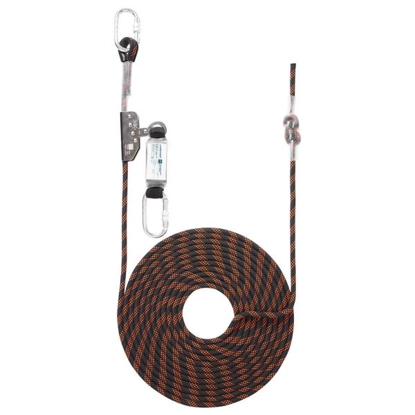 Portwest Black Orange 10m Rope Guided Fall Arrest 