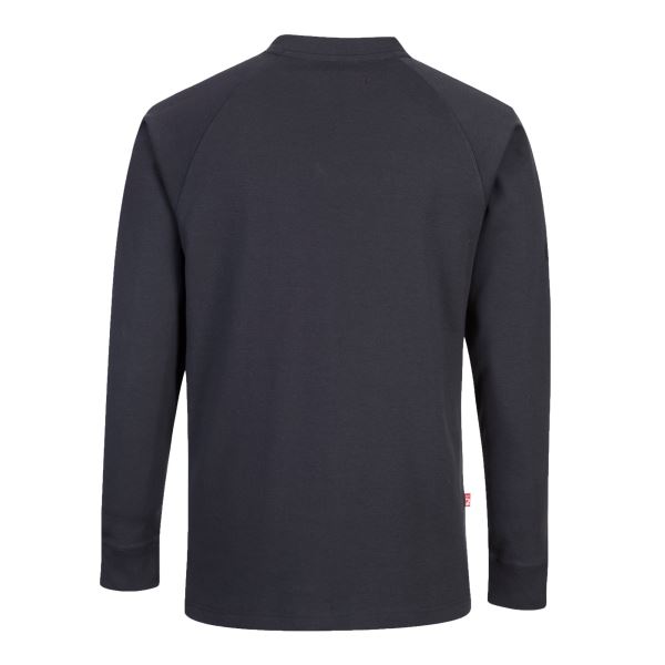 Portwest Navy FR Anti-Static Crew Neck 
