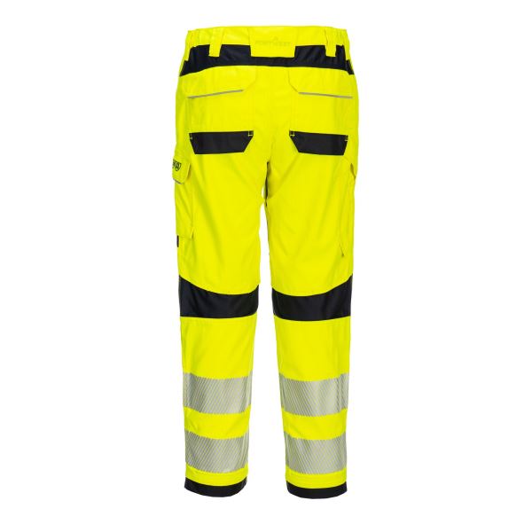 Portwest Yellow Black PW3 FR Hi-Vis Women's Work Trousers 