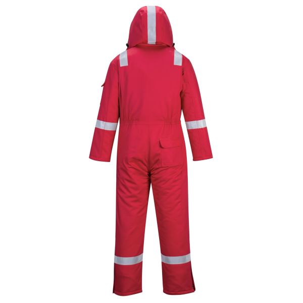 Portwest Red FR Anti-Static Winter Coverall 