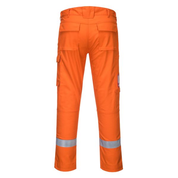 Portwest Orange Bizflame Industry Trousers 