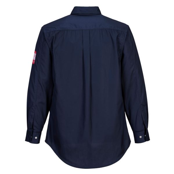 Portwest Navy Bizflame Work Shirt 