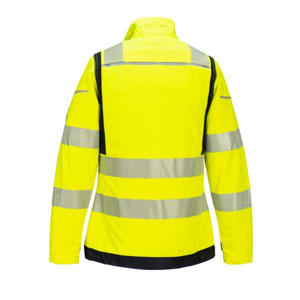 Portwest Yellow Black PW3 FR Hi-Vis Women's Work Jacket 