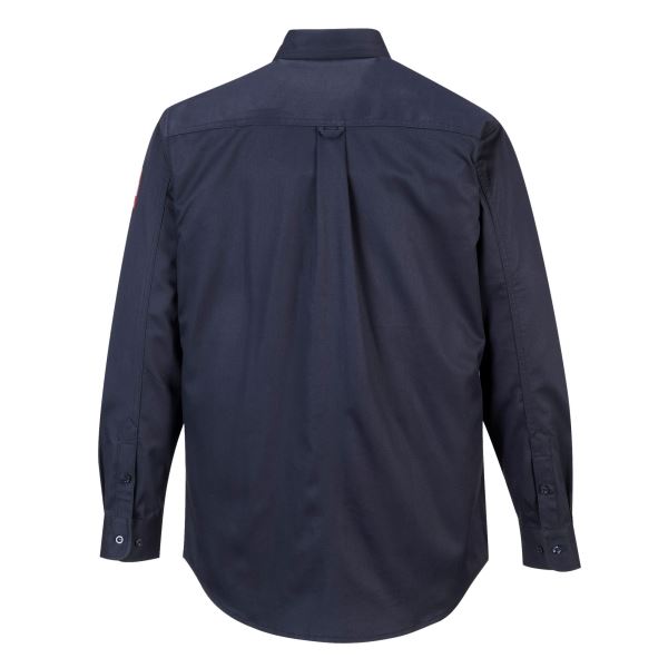 Portwest Navy Bizflame 88/12 FR Work Shirt 