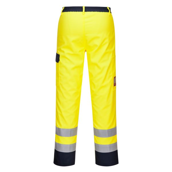 Portwest Yellow Bizflame Work Hi-Vis Trousers 