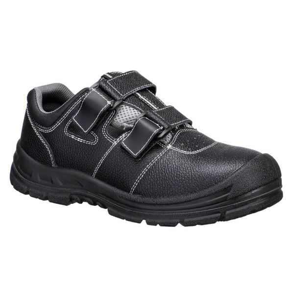 Portwest Black Grey Sandal S1P SR FO 