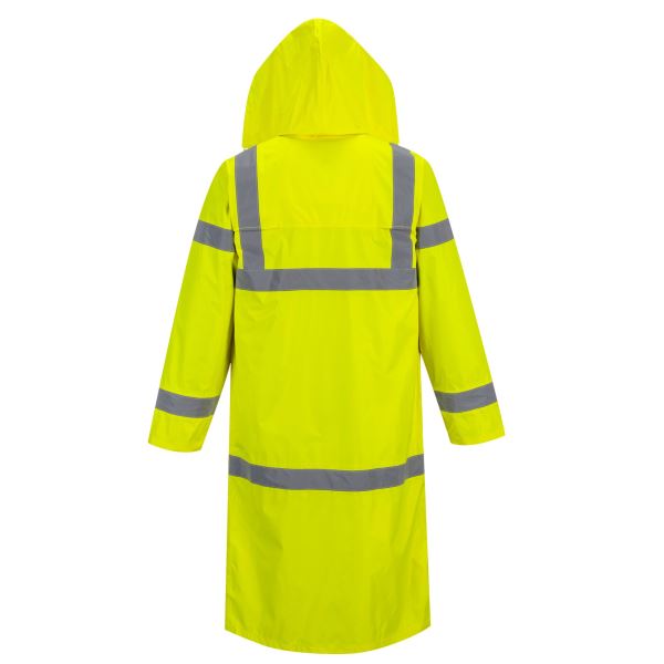 Portwest Yellow Hi-Vis Rain Coat 122cm  