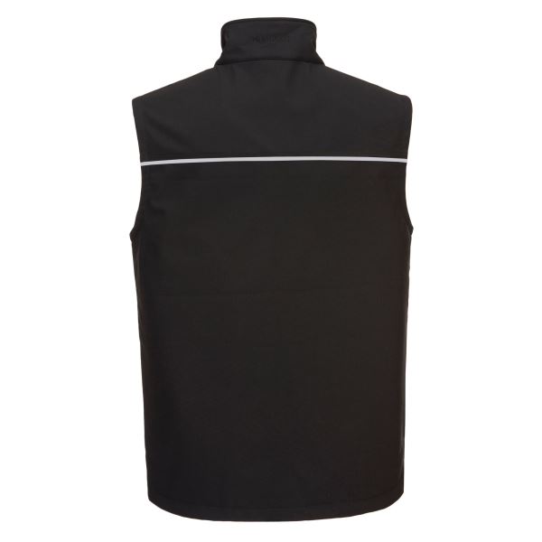 Portwest Black KX3 Softshell Bodywarmer (3L) 