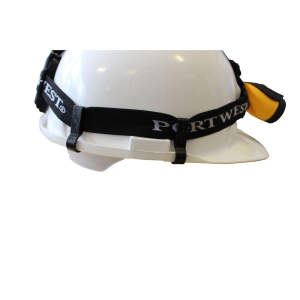 Portwest Black Universal Head Light Safety Helmet Clips (PK100) 