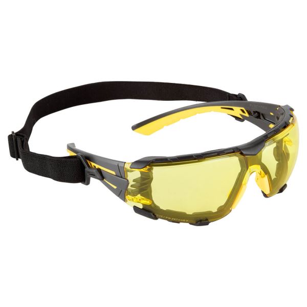 Portwest Amber Tech Look Pro KN Safety Glasses 