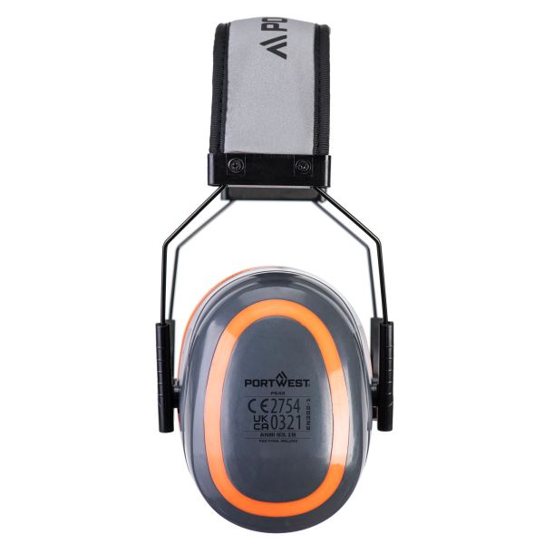 Portwest Grey HV Extreme Ear Defenders High 