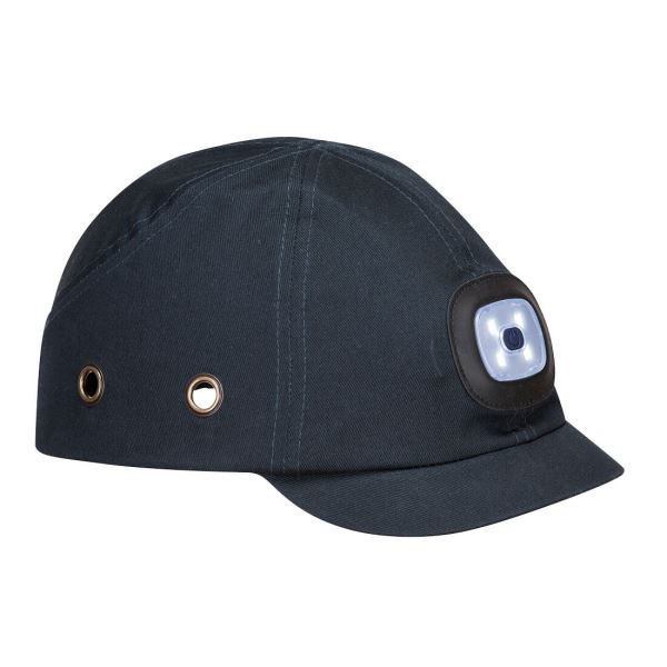 Portwest Navy USB Rechargeable LED Bump Cap 