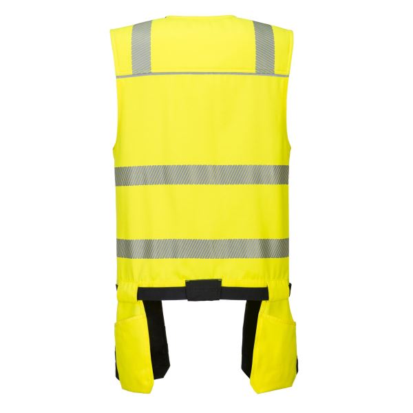 Portwest Yellow Black PW3 Hi-Vis Class 1 Tool Vest  