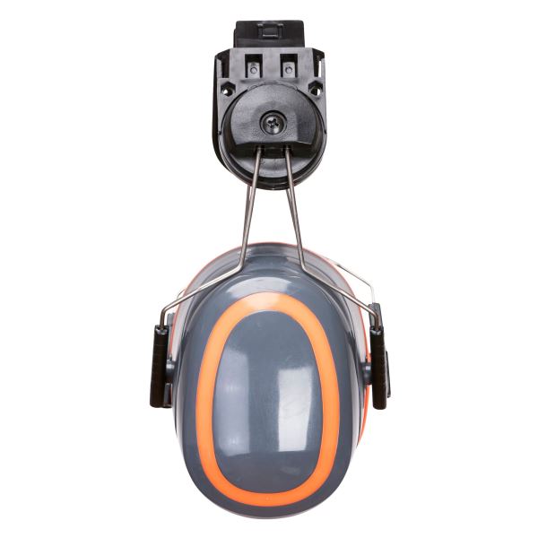 Portwest Grey Orange HV Extreme Ear Defenders High Clip-On 