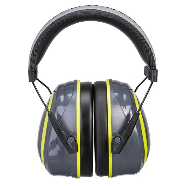 Portwest Grey Yellow HV Extreme Ear Defenders Medium 