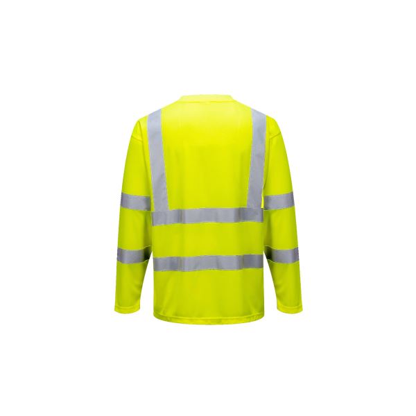 Portwest Yellow Hi-Vis T-Shirt L/S  