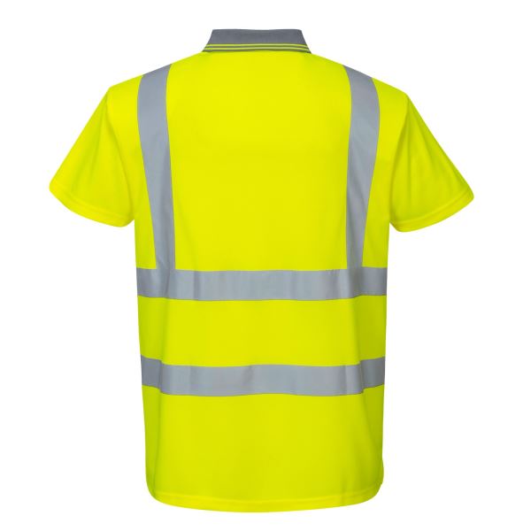 Portwest Yellow Hi-Vis Polo Shirt S/S  