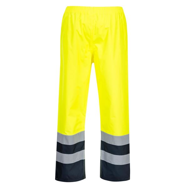 Portwest Yellow Hi-Vis Two Tone Traffic Trouser 