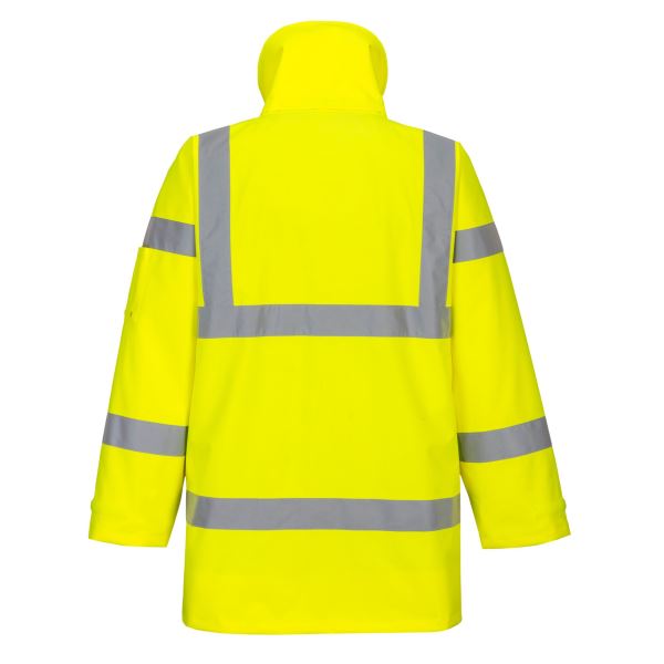 Portwest Yellow Hi-Vis Extreme Rain Jacket  
