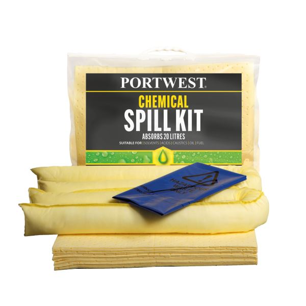 Portwest Yellow 20 Litre Chemical Kit 